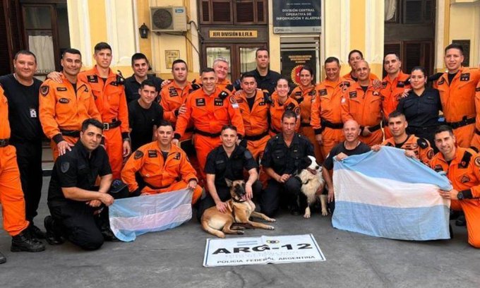 Regresó al país el equipo de rescatistas que brindó ayuda humanitaria en Turquía tras el sismo