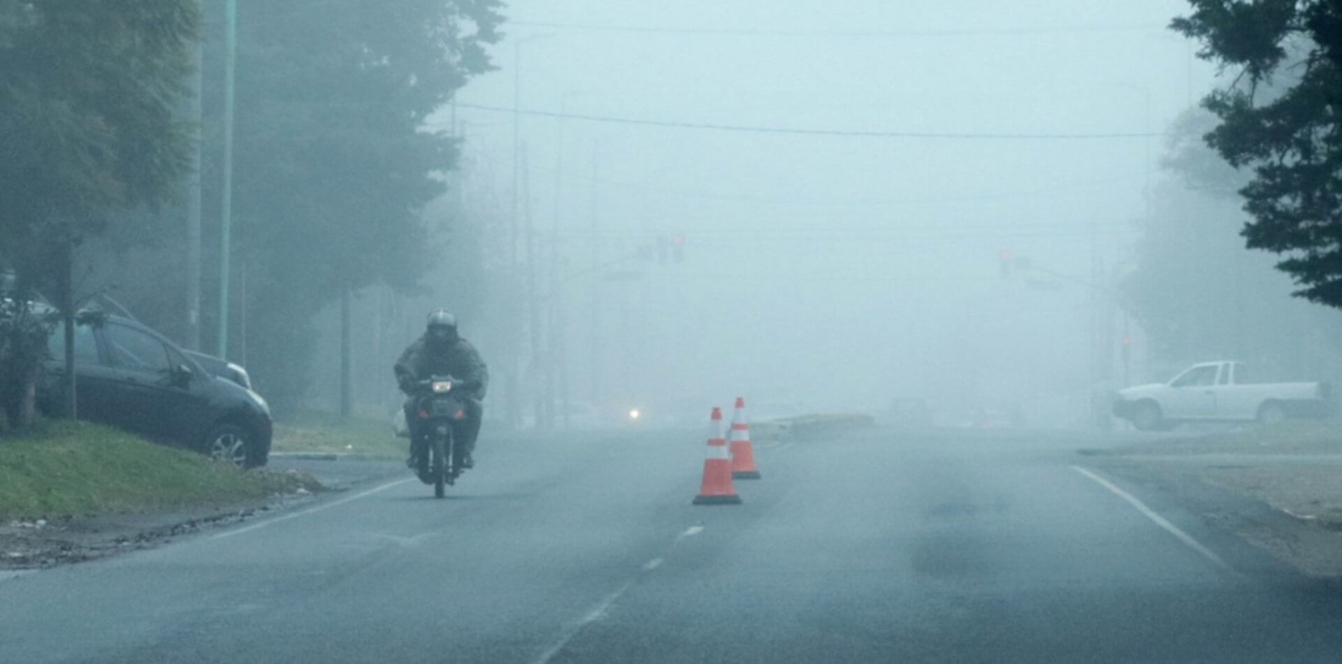 El AMBA continúa cubierto de humo y olor a quemado por un incendio en Uruguay