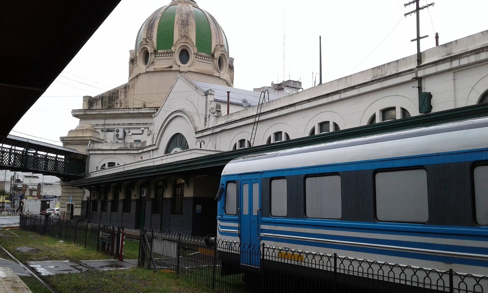 Arrancaron las obras en la cúpula de la Estación de La Plata