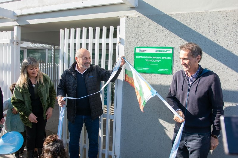 Inauguraron un nuevo Centro de Desarrollo Infantil en Ensenada