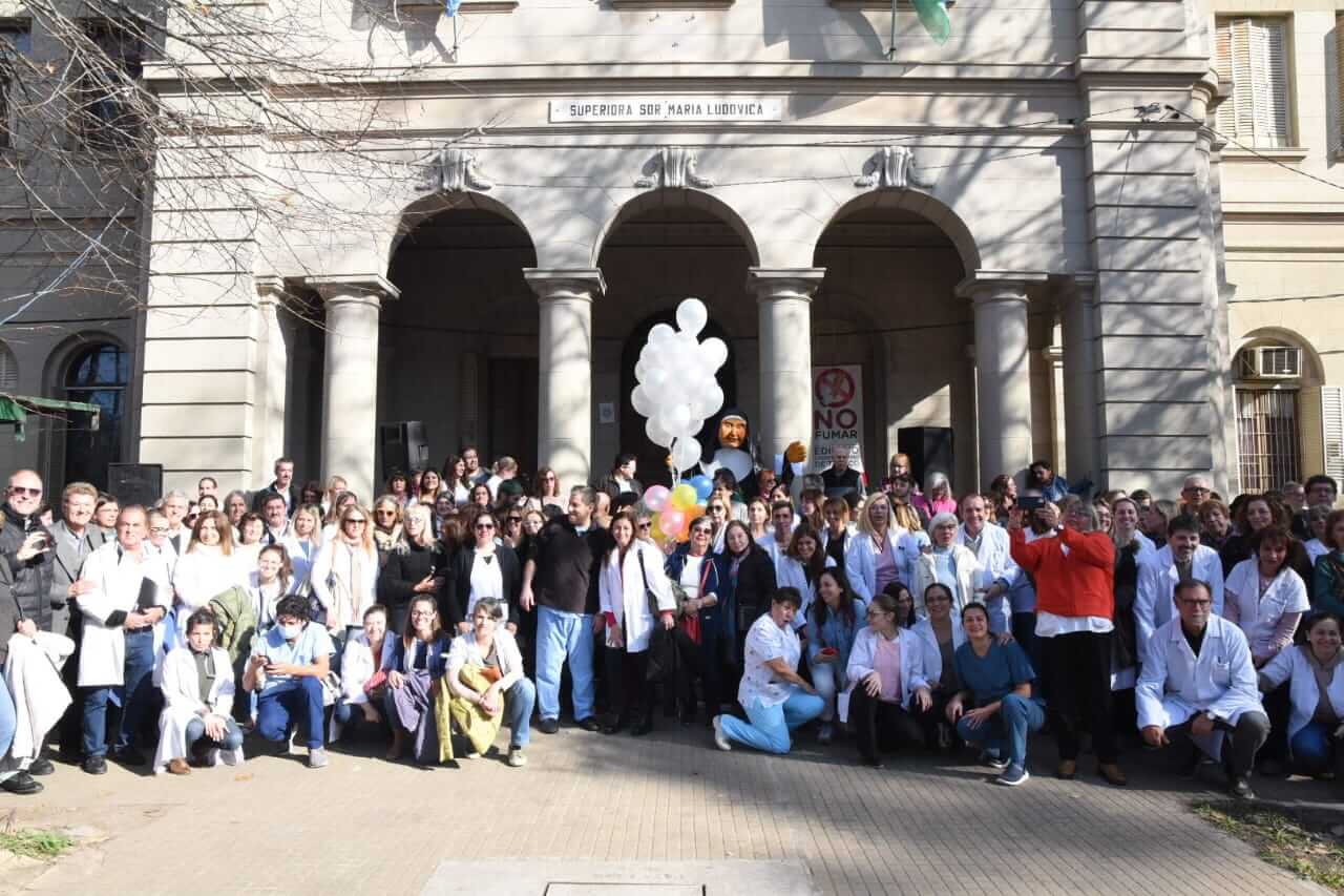 Los profesionales del Hospital de Niños volvieron a reclamar por su situación laboral