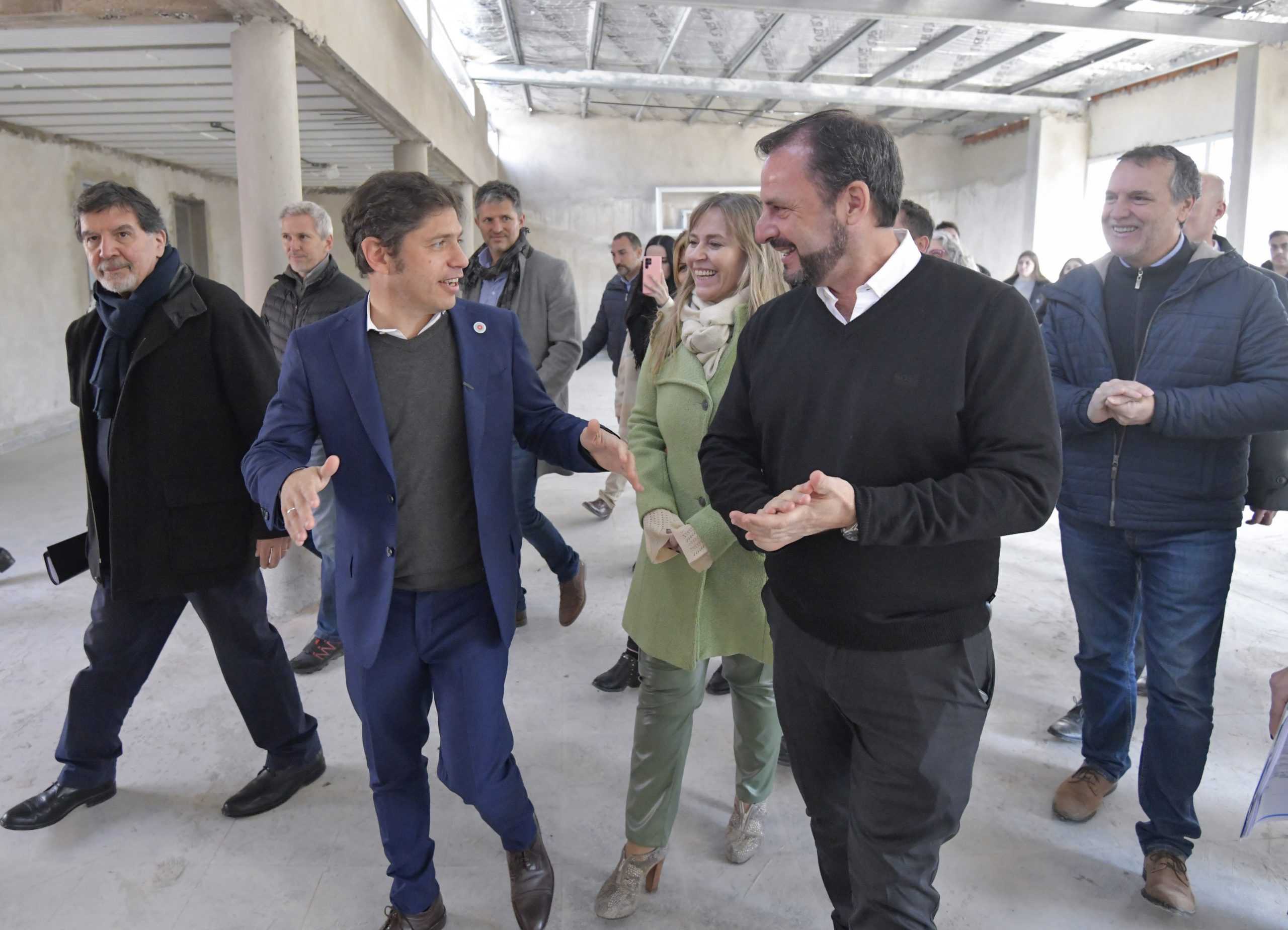 Kicillof y Sujarchuk recorrieron los avances de obras de infraestructura