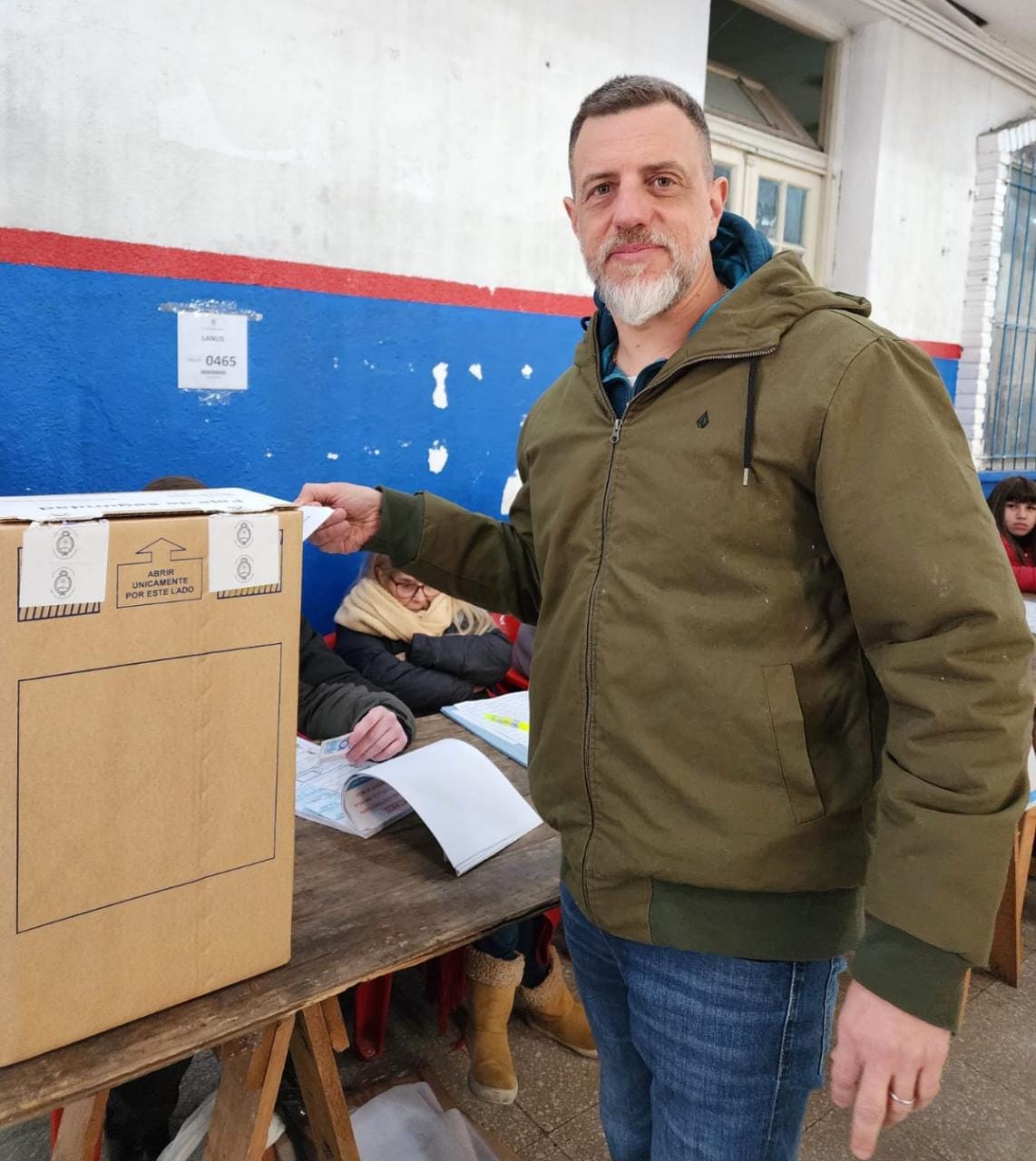 Lanús: Diego Kravetz votó en Remedios de Escalada