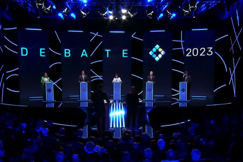 La transmisión del debate presidencial llegó a picos de 36 puntos