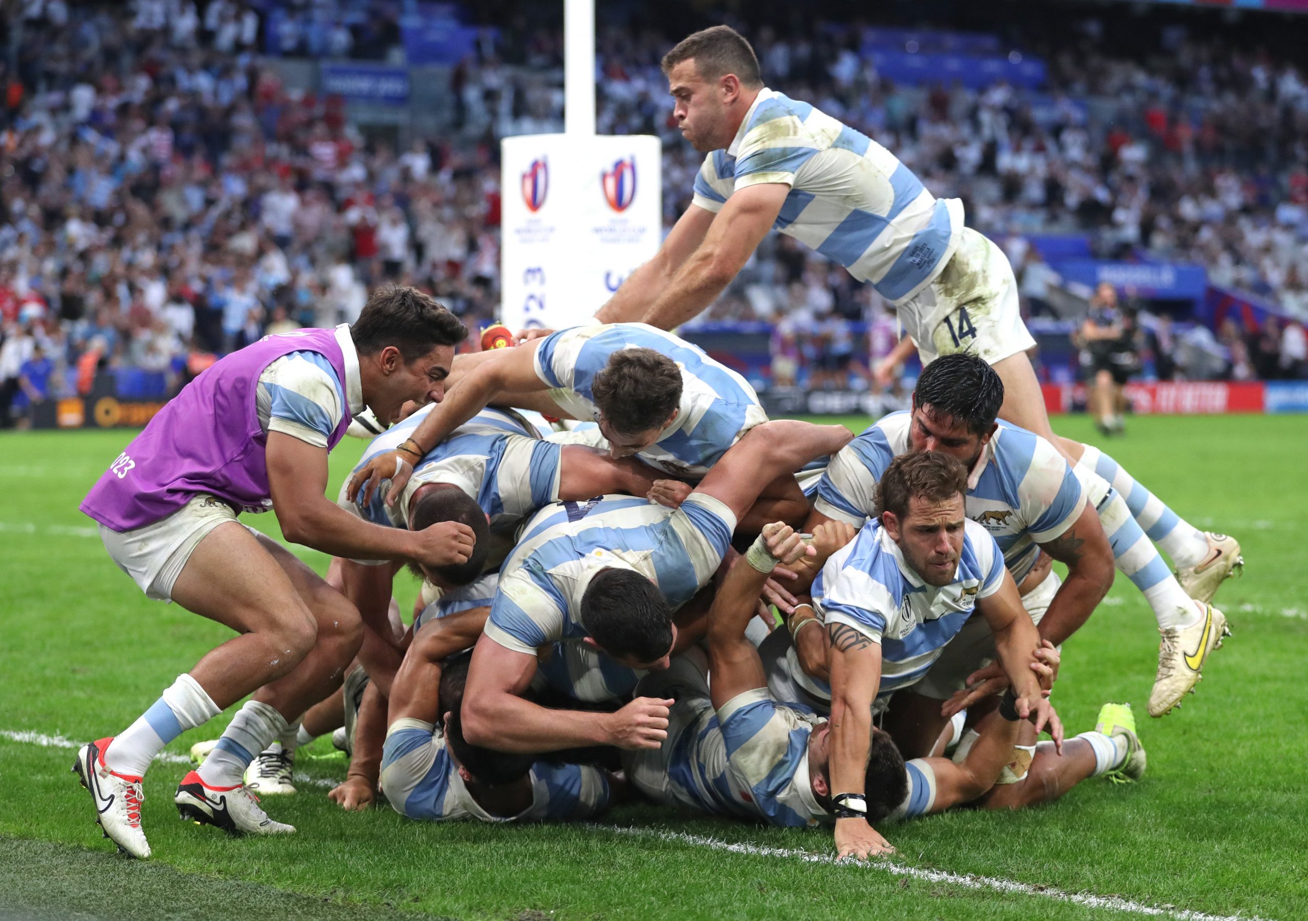 Los Pumas se meten en semifinales de la Copa del Mundo por tercera vez en su historia
