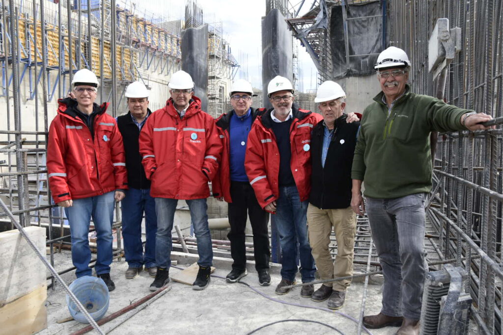 López Armengol estuvo en dos obras estratégicas para el país en las que participa la UNLP