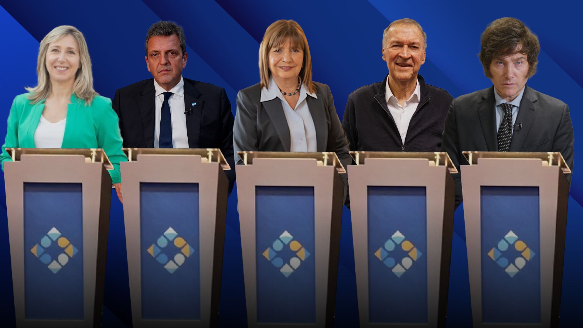 Esta noche se realiza el primer debate entre los cinco candidatos presidenciales