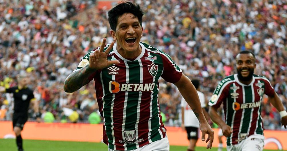 El argentino Germán Cano busca ser el máximo goleador extranjero en Brasil en el Siglo XXI