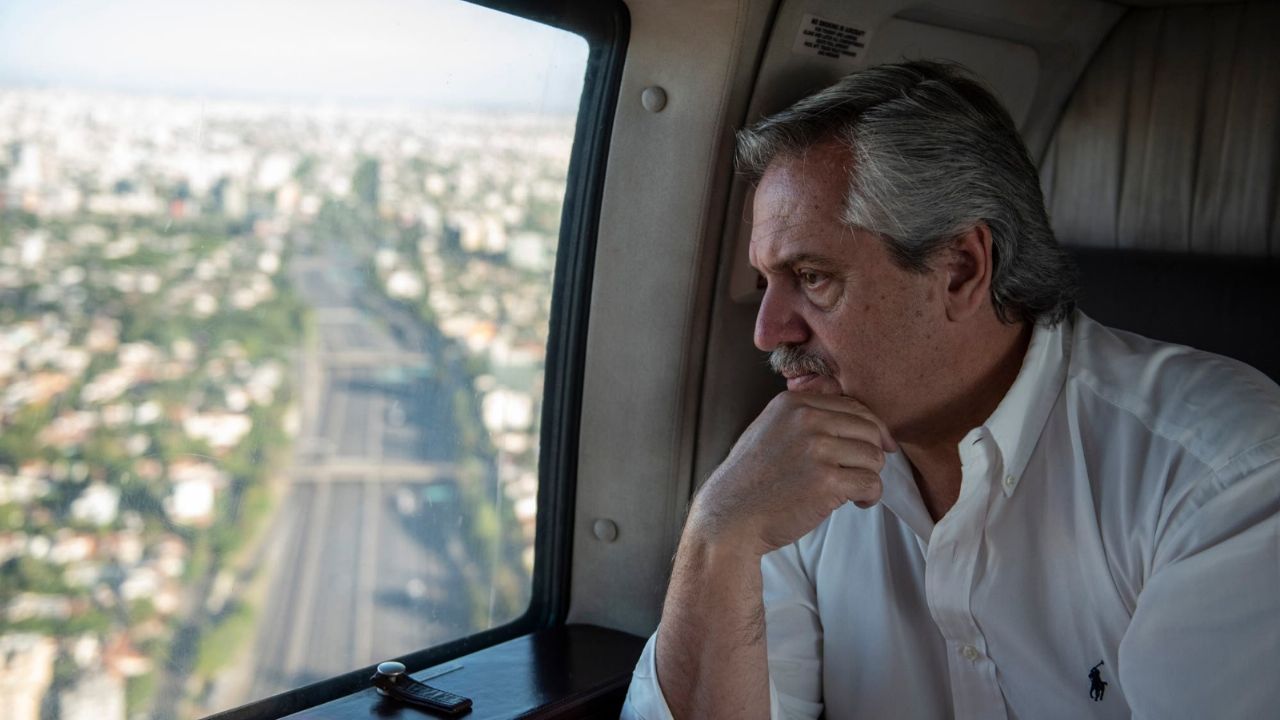 Alberto Fernández: "Mientras fui presidente dos o tres veces apareció una mira telescópica en el helicóptero"