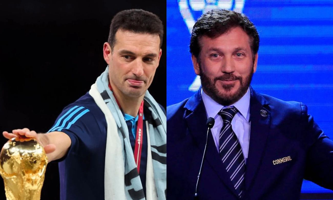 Domínguez, a favor de la continuidad de Scaloni en Argentina