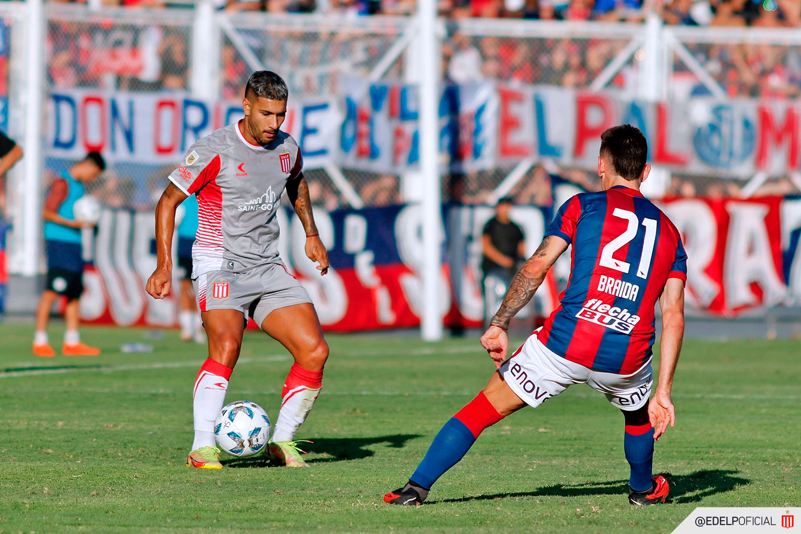 Estudiantes empató un partido áspero con San Lorenzo en el Nuevo Gasómetro