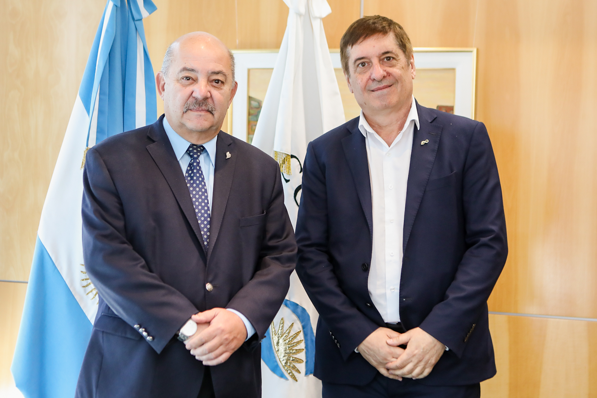 Fernando Tauber mantuvo un encuentro con Daniel Salamone, titular del Conicet