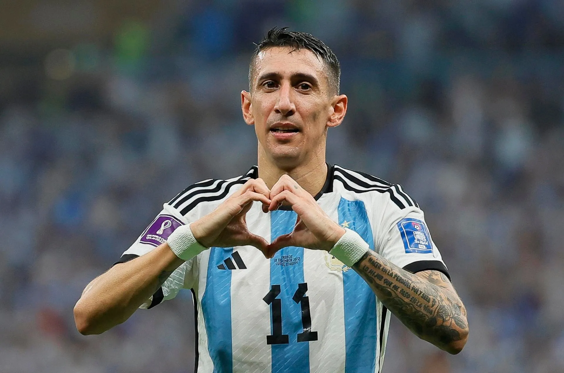 Ángel Di María se solidarizó por la situación en Rosario