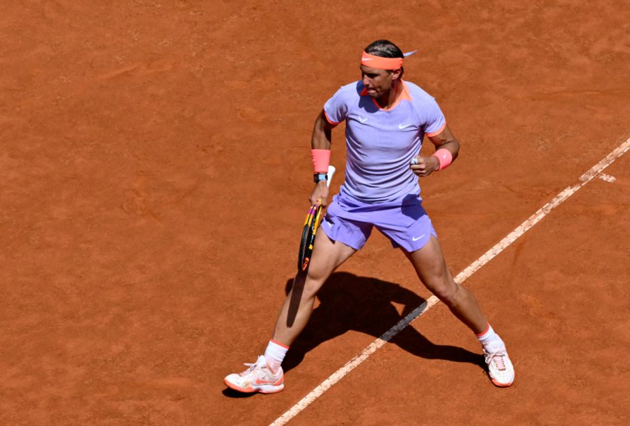 Nadal avanza a paso firme a la segunda ronda del Masters 1000 de Roma
