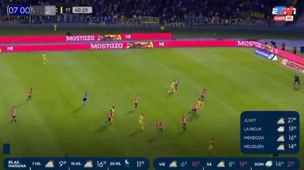 El nuevo error del zócalo de TN en la eliminación de Boca
