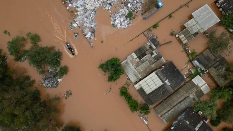 Estudiantes solidario: el Pincha ofrece su ayuda ante las inundaciones en Porto Alegre