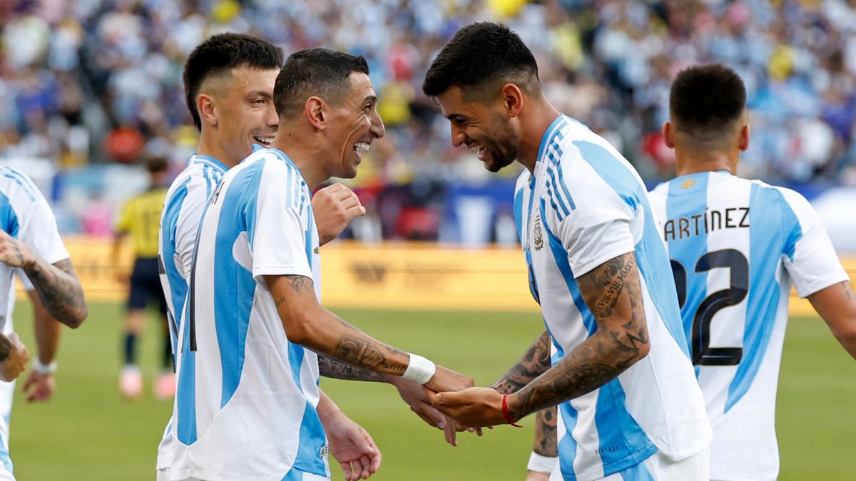 Argentina venció a Ecuador en la previa a la Copa América