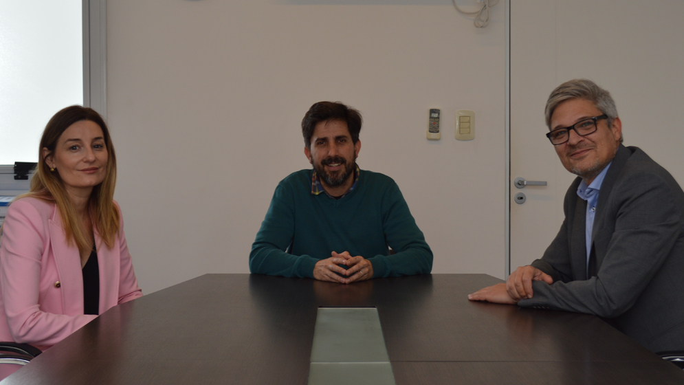 El nuevo titular del CONICET La Plata recibió a la vicepresidenta de la UNLP