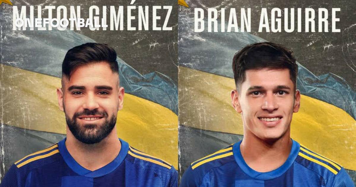 Los refuerzos: Boca presentó a Milton Giménez y a Brian Aguirre