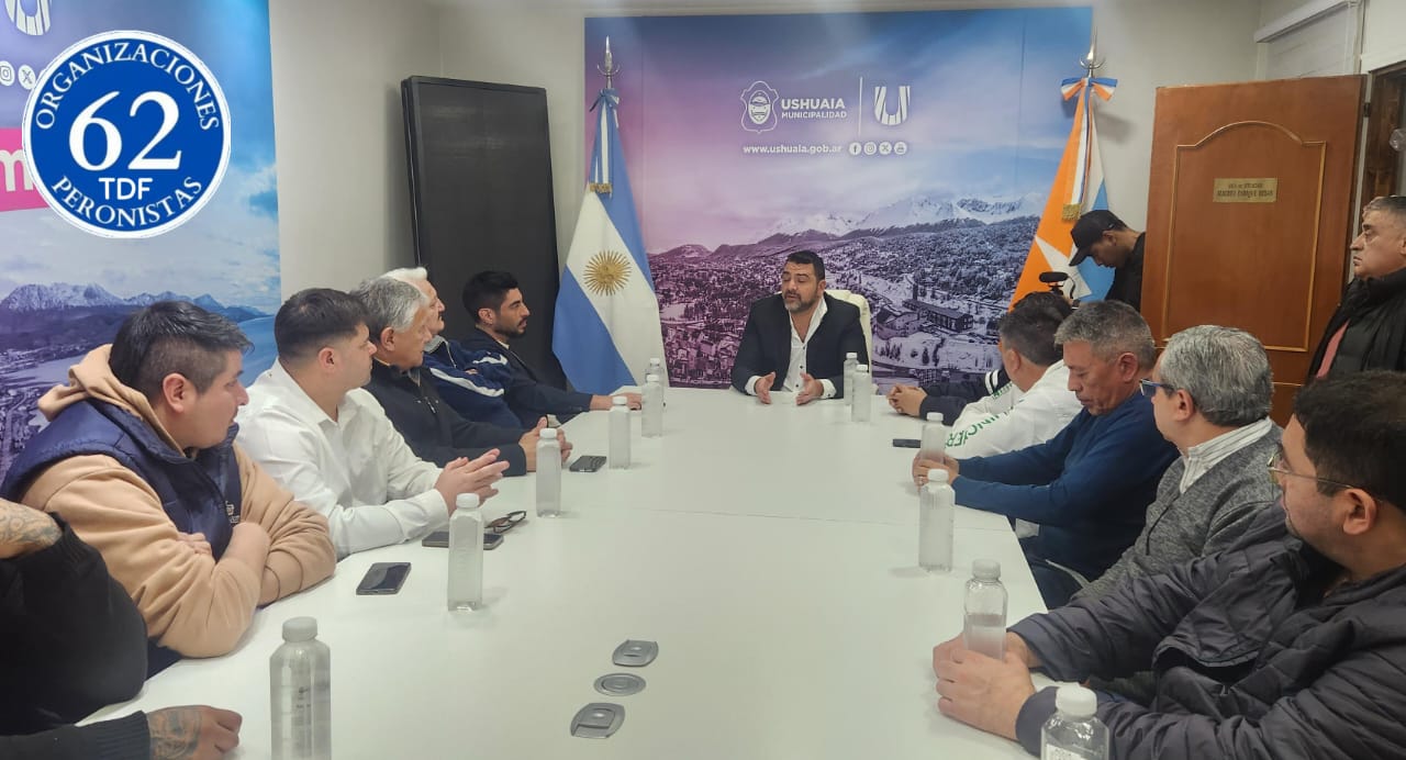 Normalización y proyectos: las 62 Organizaciones Peronistas se reunieron con el Intendente de Ushuaia