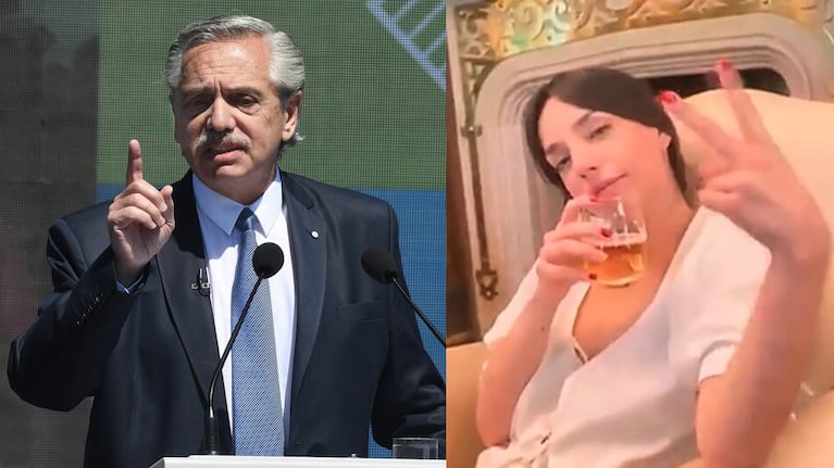 El escándalo del video de Alberto Fernández y Tamara Pettinato en Casa Rosada