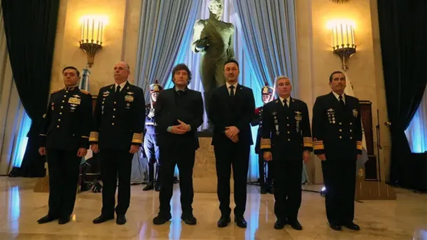 Crece la interna: Milei encabezó un acto con militares al que Villarruel ni siquiera fue invitada