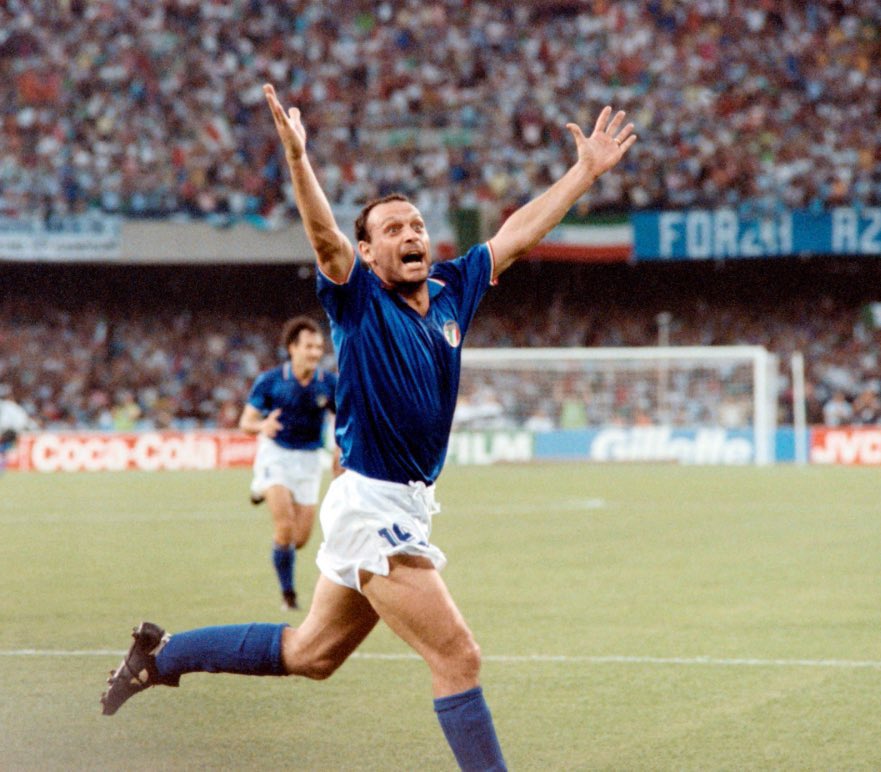 Falleció “Totó” Schillaci, la leyenda del Mundial ‘90