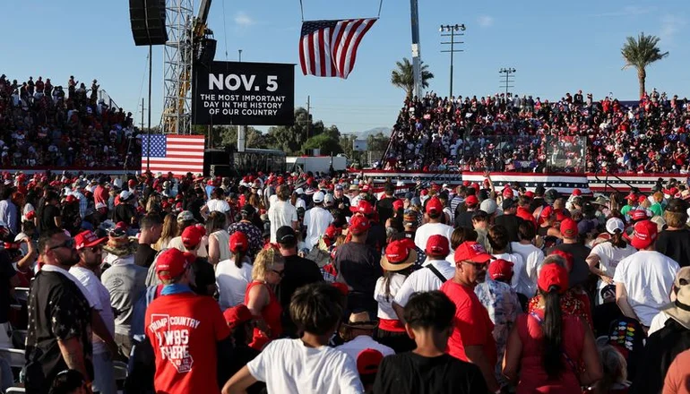 Detuvieron a un hombre armando cerca de un mitin de Trump en California