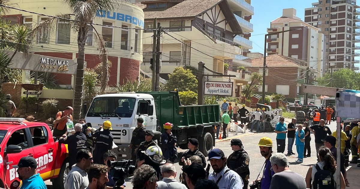 Tragedia en Villa Gesell: confirman dos víctimas fatales tras el derrumbe del hotel Dubrovnik