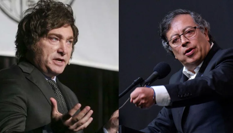 Gustavo Petro reveló que se peleó con Javier Milei en el G20 y la delegación argentina "escondió" el material