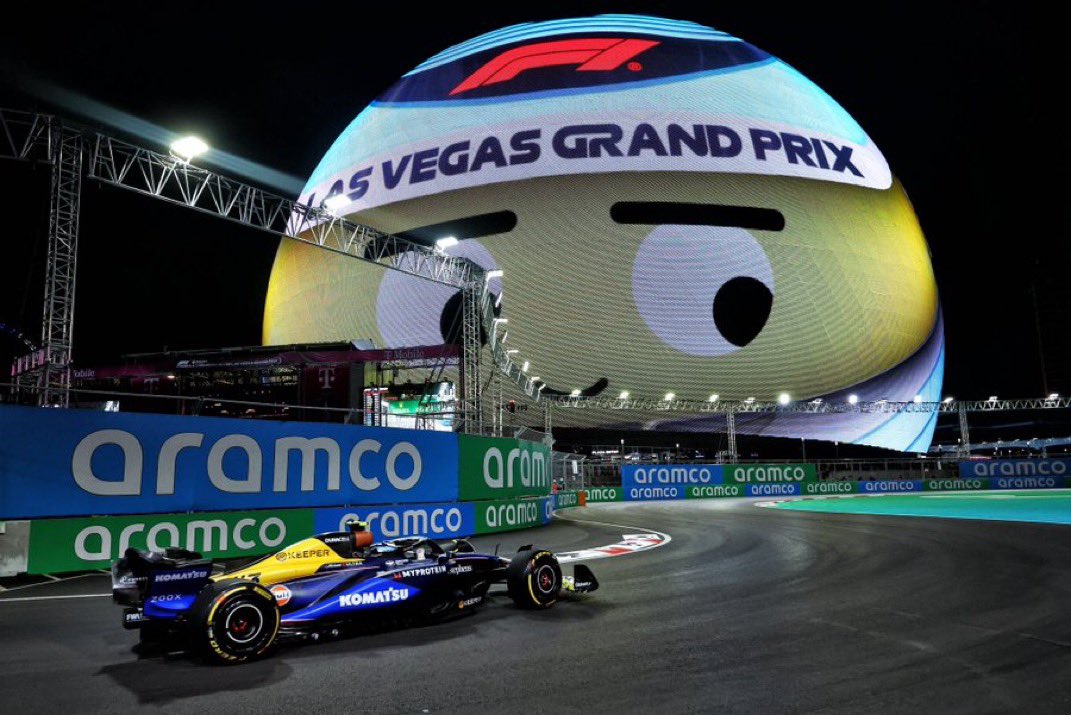 Colapinto rodó en Las Vegas: cómo le fue al argentino en las primeras prácticas del GP