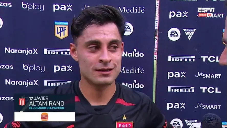 Javier Altamirano, tras su emotivo regreso en Estudiantes: "Fue como volver a debutar"