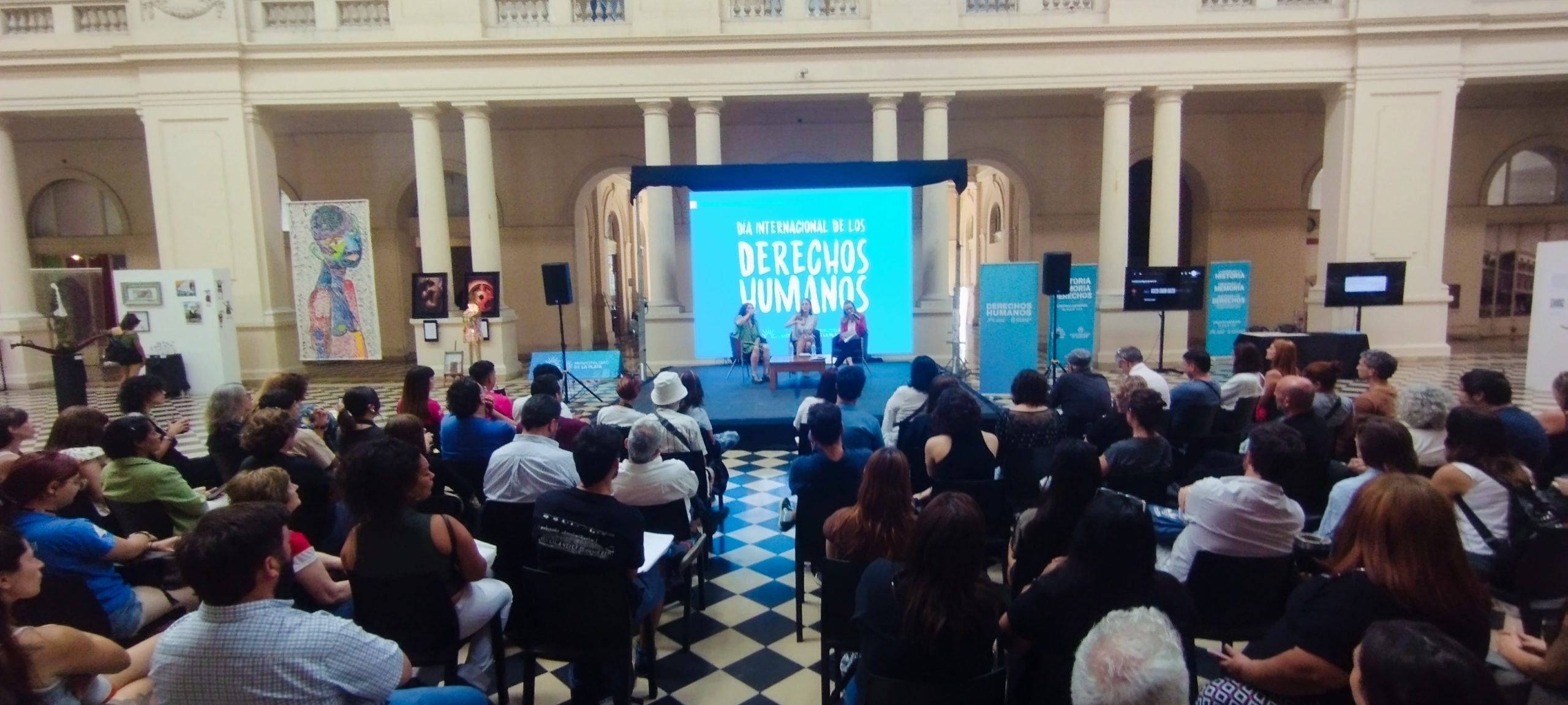 Encuentro por los Derechos Humanos: La Plata celebra la democracia en el Pasaje Dardo Rocha