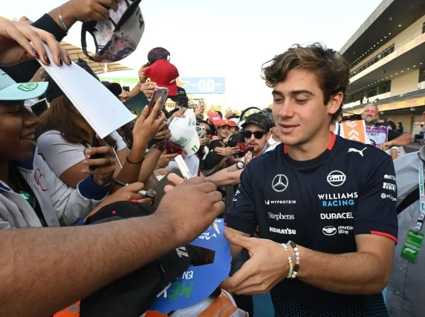 Franco Colapinto en la Fórmula 1: días, horarios y más sobre el Gran Premio de Abu Dhabi