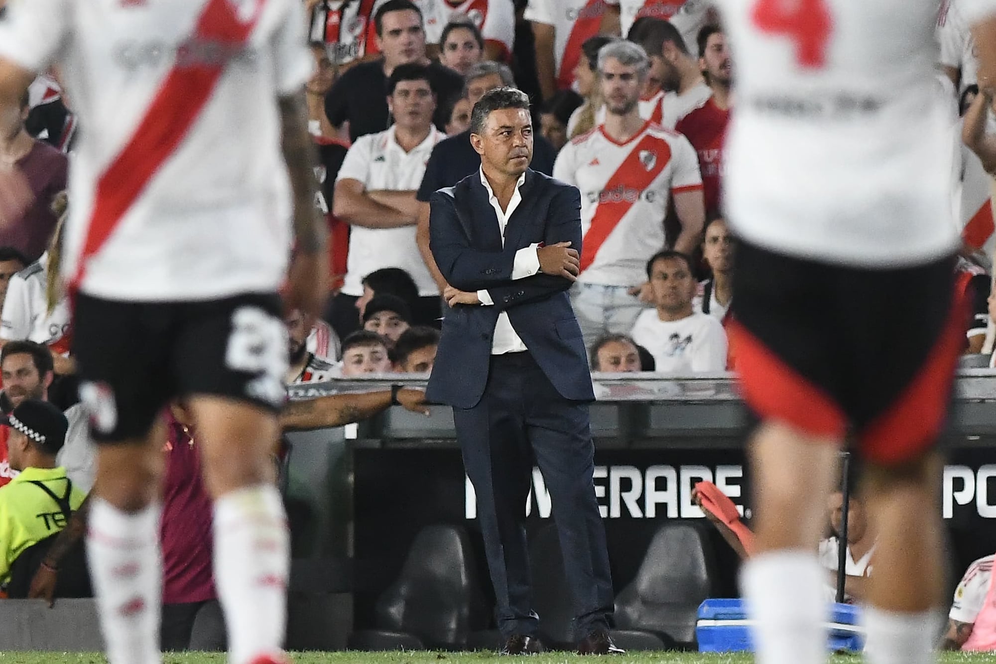 Gallardo fue claro: "El equipo no funcionó bien, pero se ganó"