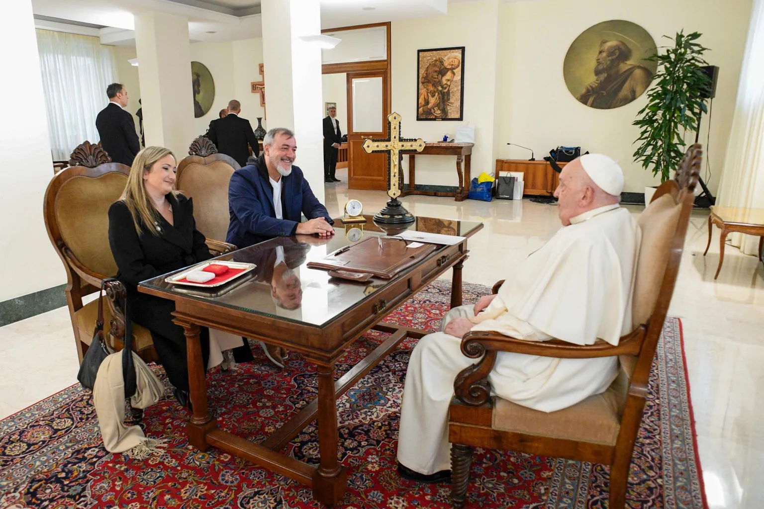 El Papa Francisco recibió a los líderes de ATE