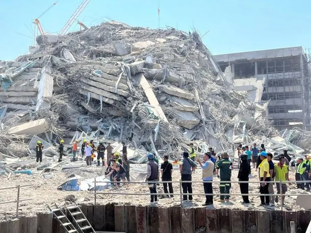 Bangkok: así se derrumbó un edificio de 30 pisos por el terremoto en Myanmar