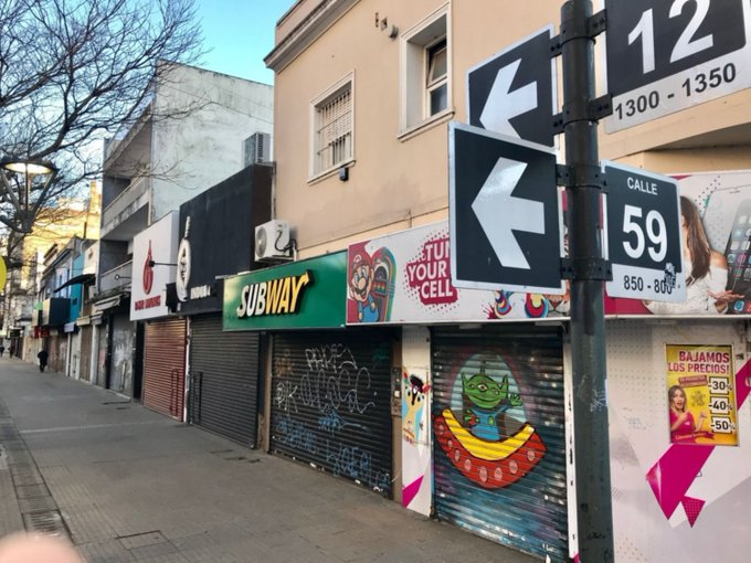 La Plata: el 8,4% de los locales comerciales se encuentran cerrados definitivamente o en alquiler