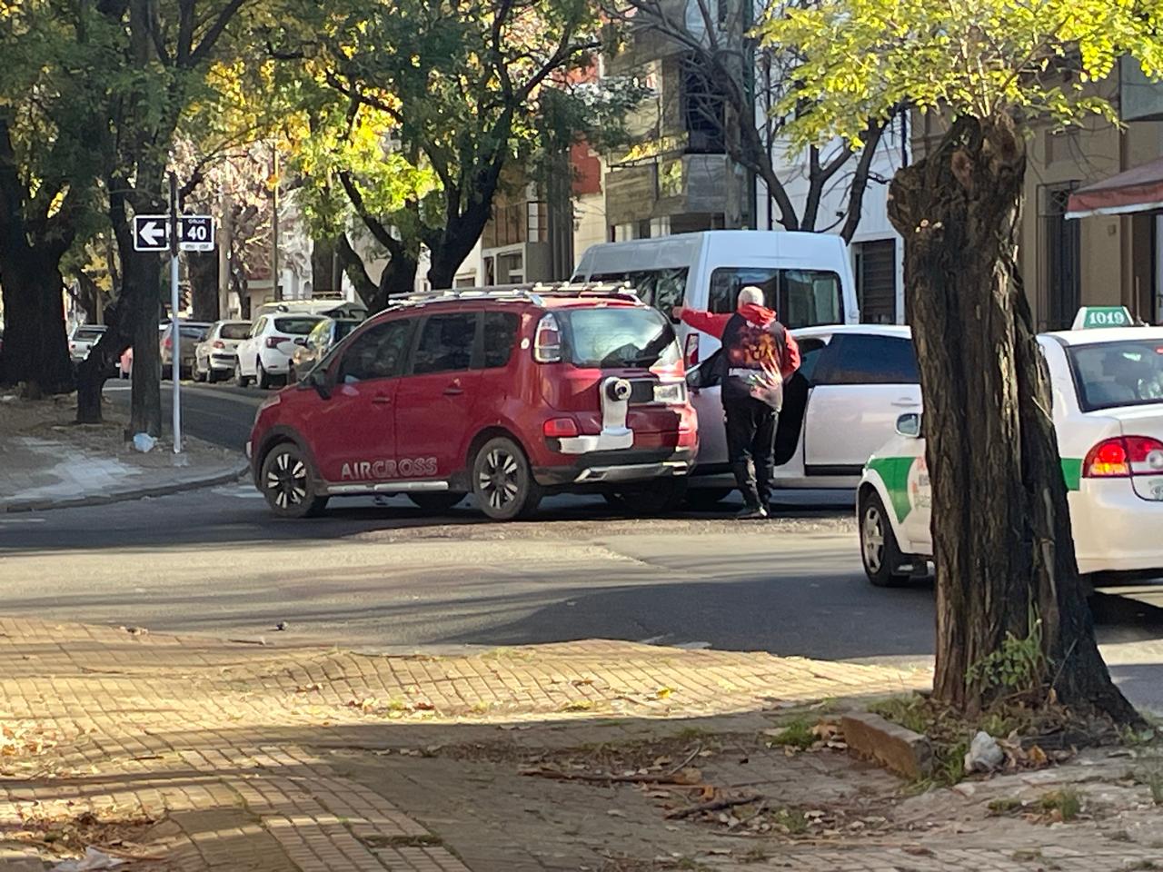 Un choque en pleno centro complicó el tránsito esta mañana