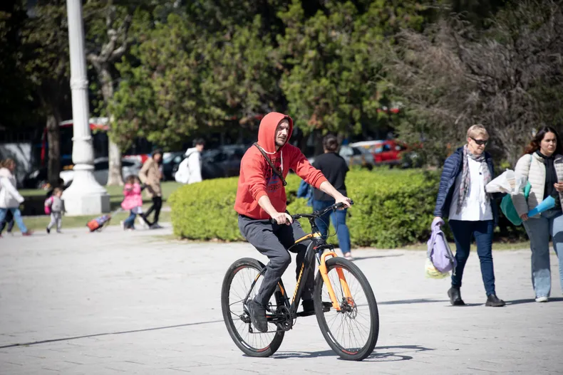 Jueves fresco pero agradable en la ciudad