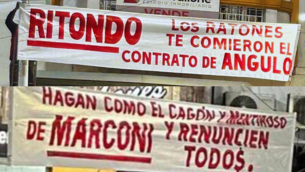 Estalló la bronca en Avellaneda: aparecieron pasacalles contra la dirigencia de Independiente