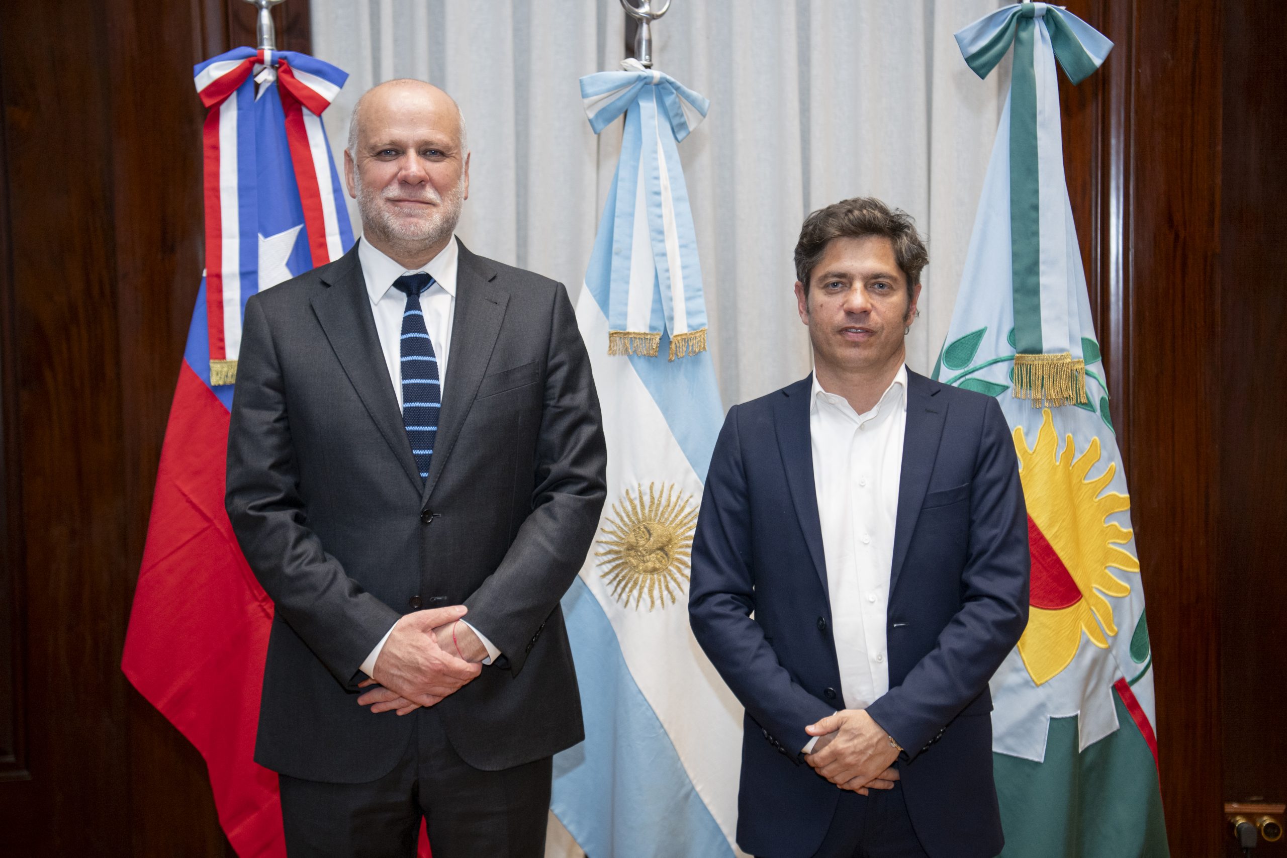 Escandalo en la Sudamericana: Kicillof se reunió con el ministro del Interior de Chile
