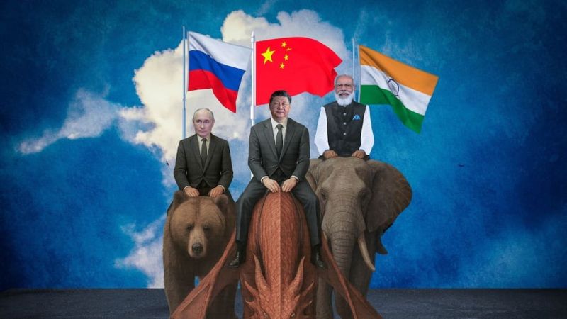 Junto a Rusia y La India, China se propuso como centro de poder alternativo a Estados Unidos