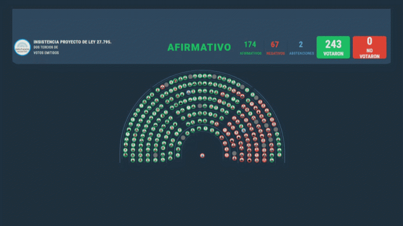 Duro revés para Milei en Diputados: se revirtieron los vetos al financiamiento universitario y a la Emergencia en Pediatría