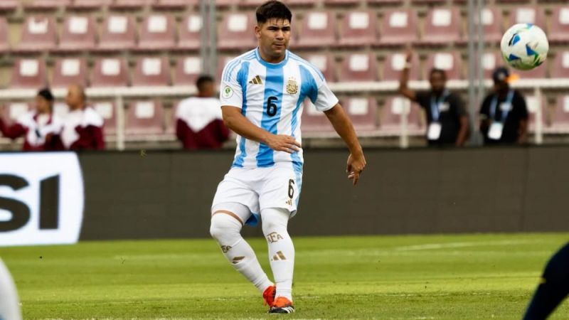 Orgullo tripero: Juan Manuel Villalba, titular en el triunfo de la albiceleste