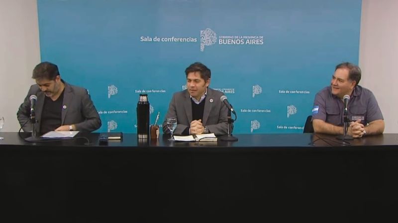 “Se necesita una estrategia nacional contra el narcotráfico”: el pedido de Kicillof tras el triple femicidio en Varela