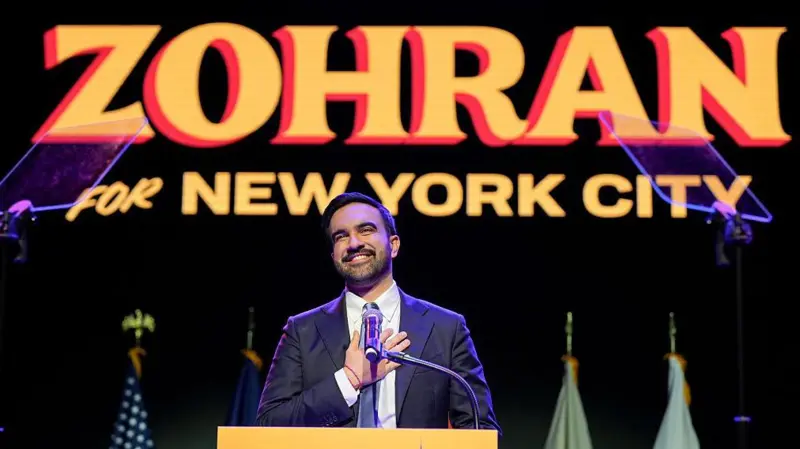 Histórico: Nueva York eligió a un musulmán socialista como su nuevo alcalde