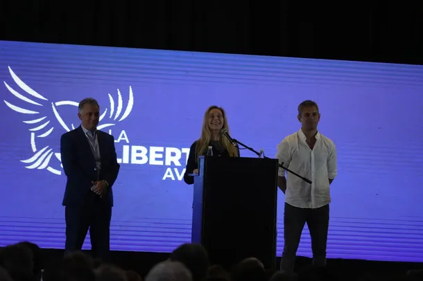 Karina Milei encabezó un congreso de La Libertad Avanza en Mar del Plata