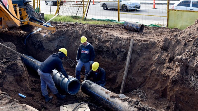 Obra finalizada: habilitaron el acueducto de Punta Lara y esperan mejorar la presión en los hogares