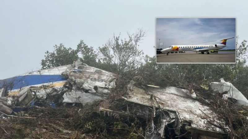 Tragedia aérea: cayó un avión en Colombia y hay 15 fallecidos